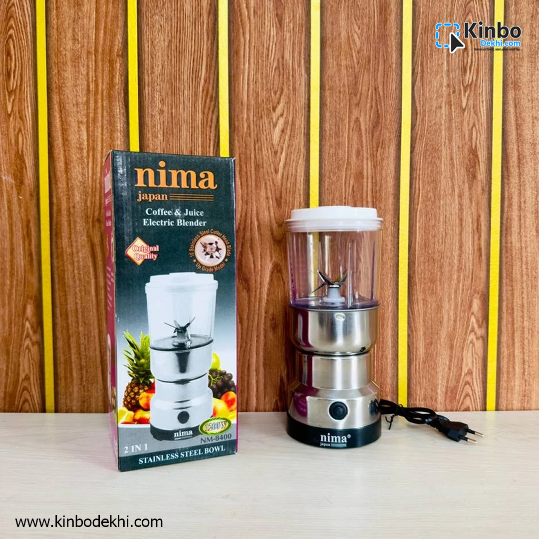 Nima Japan 2 in 1 Blender and Grinder 1200 Watt