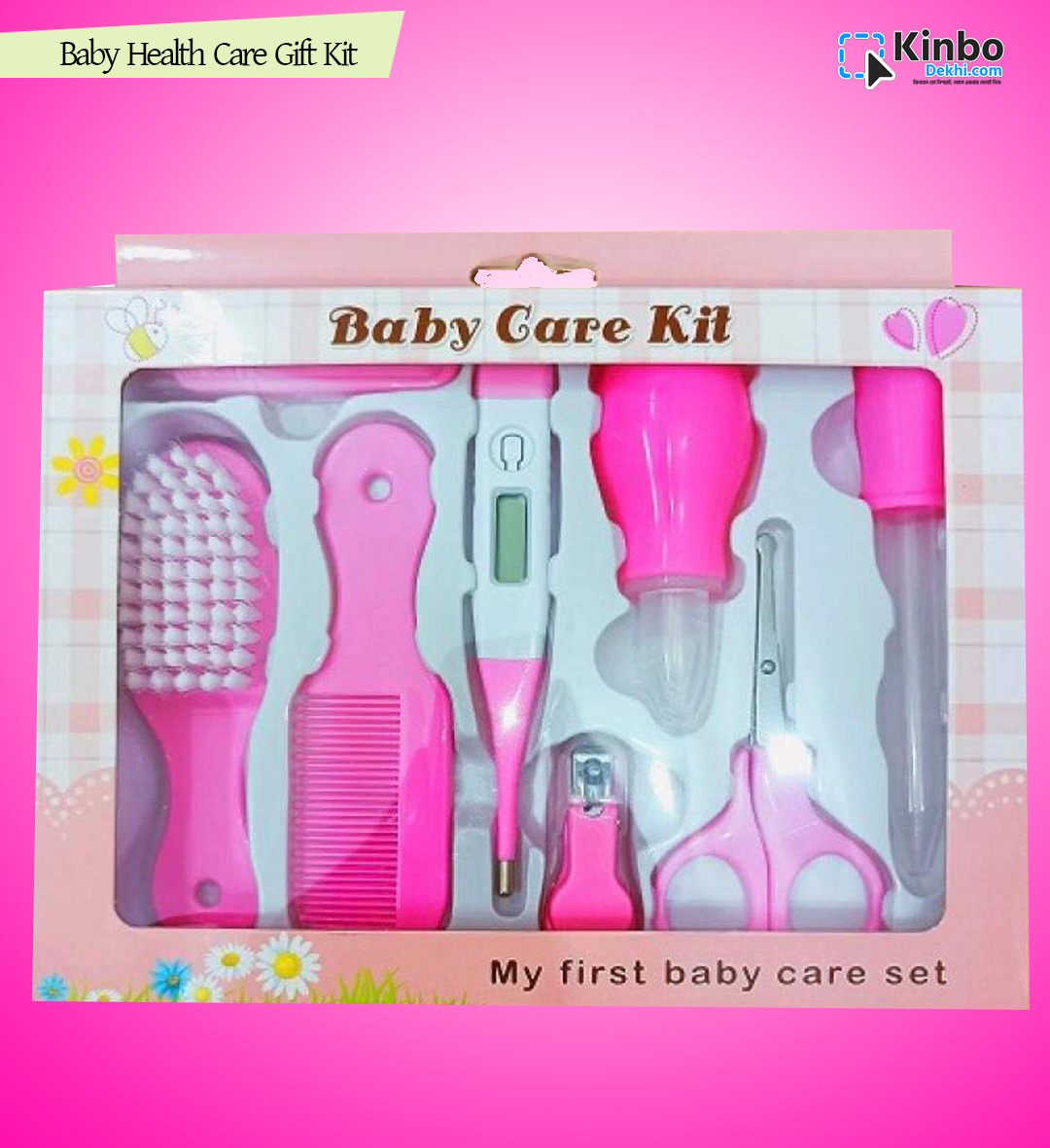 Premium Baby Health Care & Grooming Gift Kit (10 Pcs